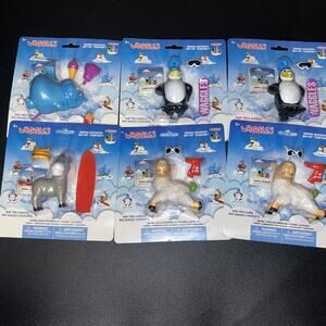 New Waggles Set of 6 Figures Toys Lamb Hippo Penguin Donkey Lovenewe GoodN'Fed